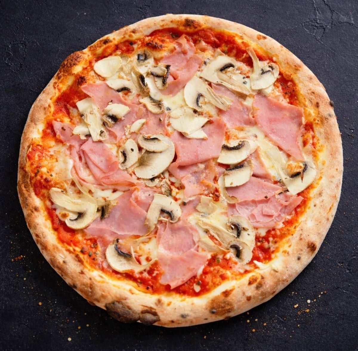 Pizza Prosciutto Funghi